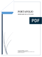 PORTAFOLIO SEMINARIO DE ACTUALIZACIÃN 2022