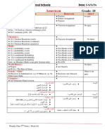 Girls-3RD Term Weeklyplan 8 G10 American