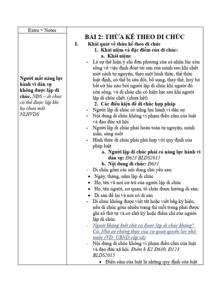 (DS1) - Thừa Kế Theo Di Chúc | PDF