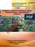 Formularium Ramuan Obat Tradisional Indonesia (Froti)