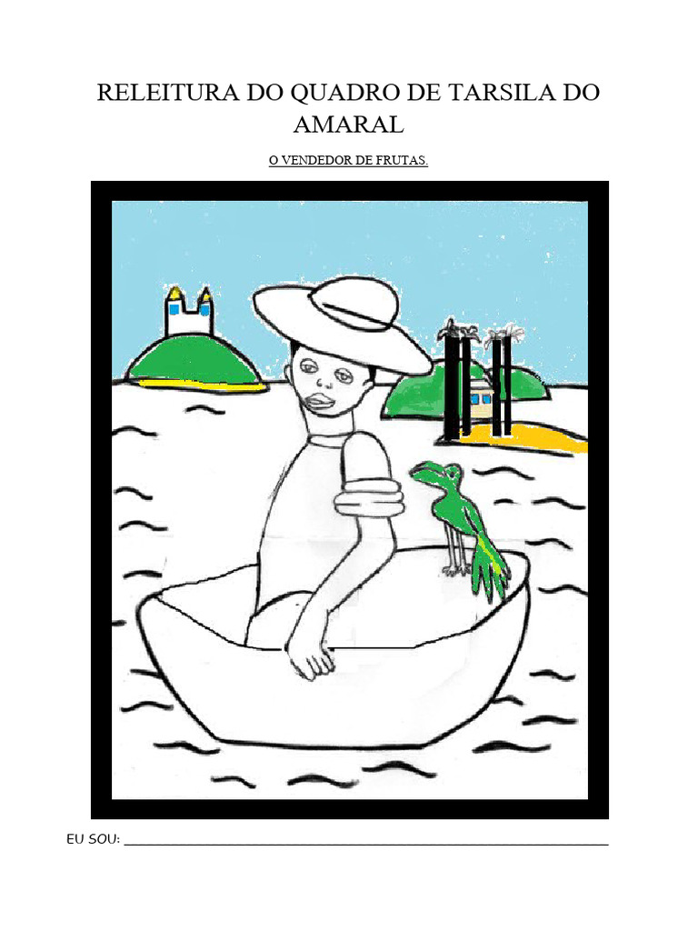 Releitura Do Quadro de Tarsila Do Amaral o Vendedor de Frutas | PDF