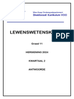 Lewenswetenskappe Graad 11 Hersieningsmateriaal Antwoorde Kwartaal 2 - 2024