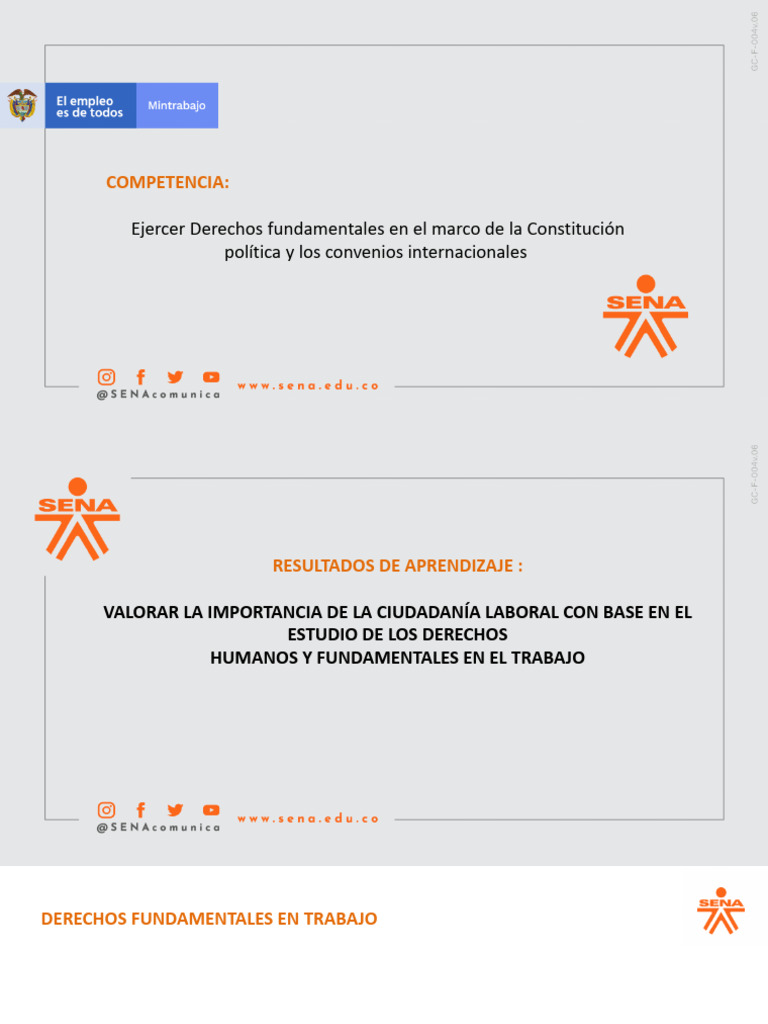 Derechos Fundamentales en el Trabajo | PDF | Derecho laboral | Salario