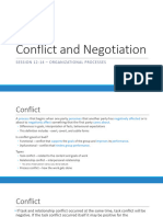 Conflict and Negotiation Section 1