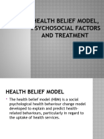 Health Belief Model, Psychosocial Factors and Treatment