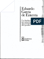 GARCÍA DE ENTERRÍA- La lucha contra las inmunidades del poder