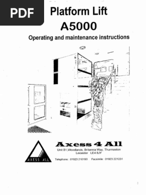 Cibes-Hissen A5000 (Old Model) | PDF