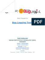 GSoC Proposal Bug Logging Tool (BLT)