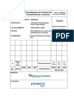 WD010-MZ711-0062 - Rev.a - Control of Light Pollution Procedure (Spanish)