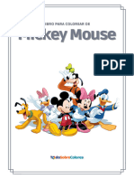 Libro Para Colorear de Mickey Mouse