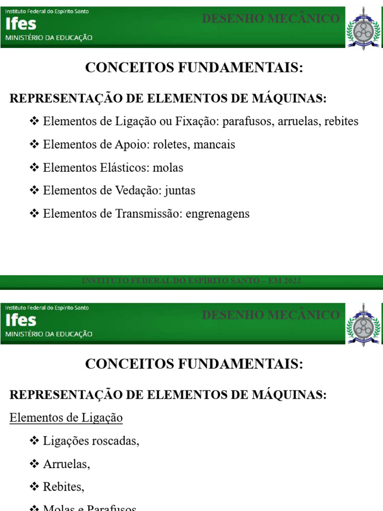 Elementos De Ligação Pdf Parafuso Porca Ferragem