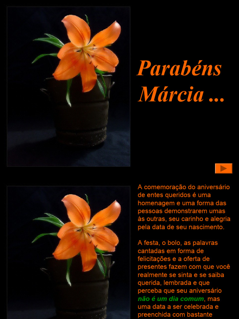 Parabens | PDF | Aniversários