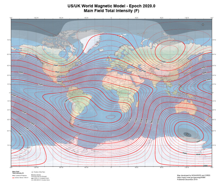 World Magnetic Model 2020.0 Overview | PDF