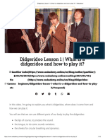 Didgeridoo Lesson 1 _ What is a didgeridoo and how to play it_ - Wakademy