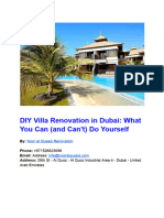 DIY Villa Renovation in Dubai_ What You Can (and Can't) Do Yourself