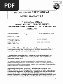 SW 53 Probable Cause