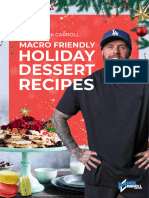 Macro Friendly Holiday Dessert Recipes