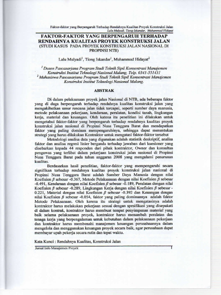 22 Proyek Konstruksi Jalan Pdf