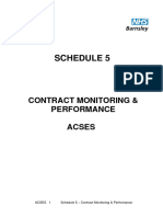 Part 6 - ACSES Framework SCHEDULE 5 Monitoring and Performance