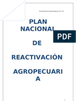 Plan Nacional de Reactivacion Agropecuaria 2008-2011
