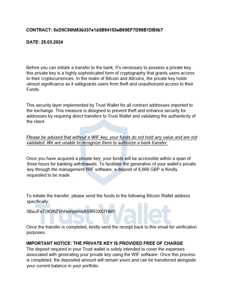 Trust Wallet | PDF | Finance & Money Management