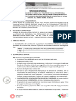 Servicio de Alquiler de 01 Rodillo Liso Vibratorio Para La Atención de La Emergencia Vial Restauración de Calzada Por Deformacion Profunda