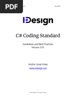 IDesign C# Coding Standard 3.0