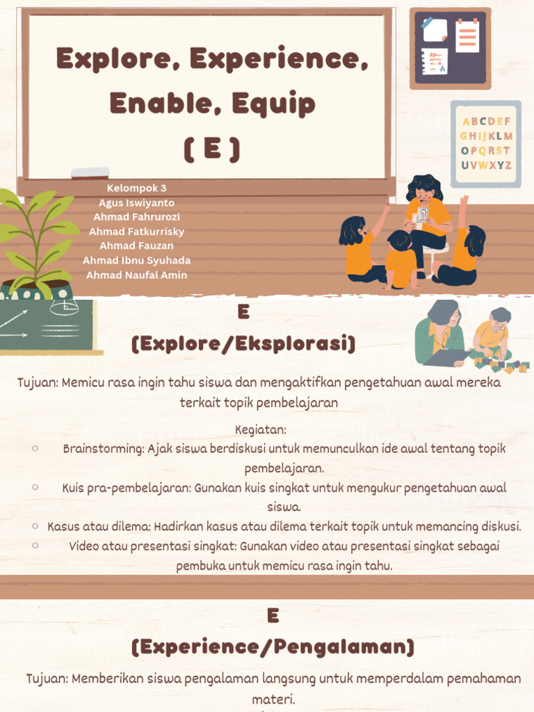 Pengalaman Eksplorasi Pembelajaran Siswa | PDF