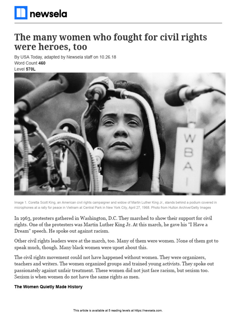 Q3 TDA Civil-Rights-Black-Women-Leaders | PDF | Coretta Scott King ...
