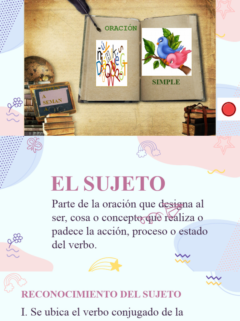 Estructura y Tipos de Sujeto y Predicado | PDF | Asunto (gramática) | Verbo