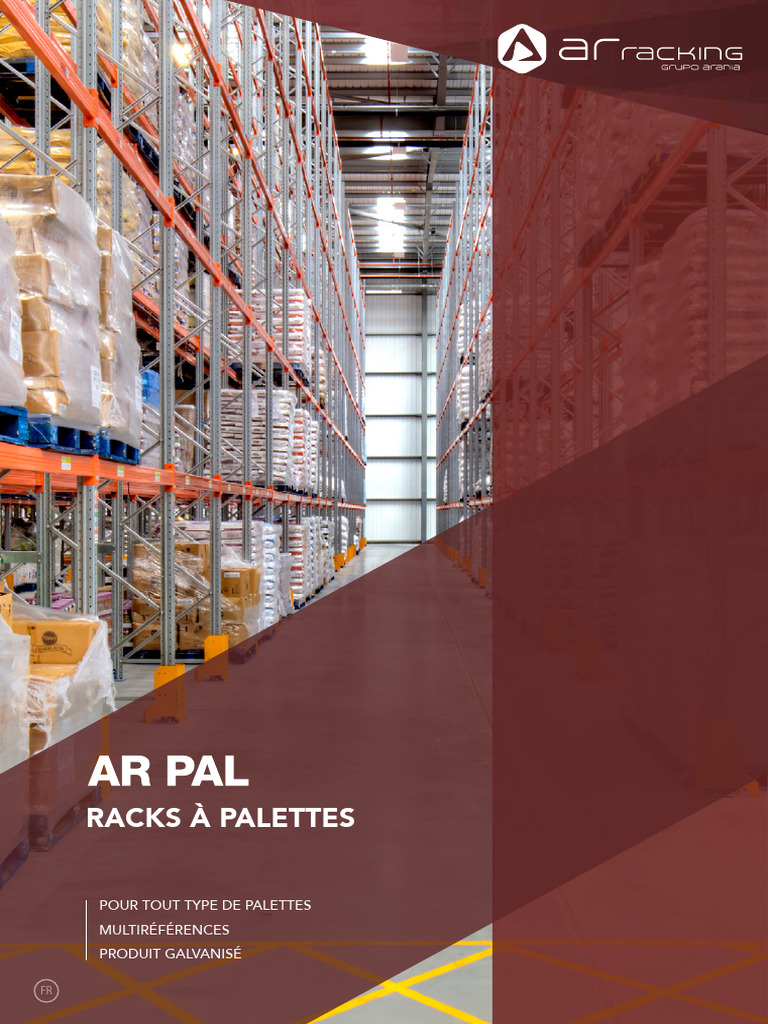 Racks à palettes AR PAL : stockage efficace | PDF | Acier | Stockage de ...