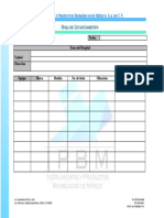 Formato Levantamiento Horizontal IPBM