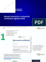 PowerPoint Presentation Manual Revocación y Renovación Certificados DIAN
