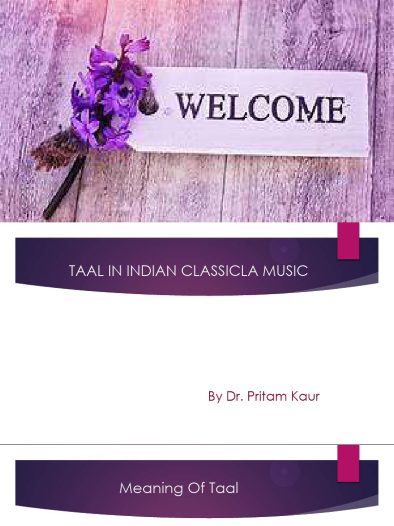 Taal in Indian Classical Music Download Free PDF Music Theory