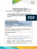 Guia de Actividades y Rúbrica de Evaluación - Tarea 1 - Generalidades de Los Sistemas de Información Geográfica