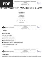 Stock Prediction Analysis Using LSTM PPT