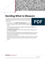 Deciding What To Measure Guide