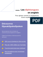 Diphtongues Prononciation Anglais PDF Ispeakspokespoken