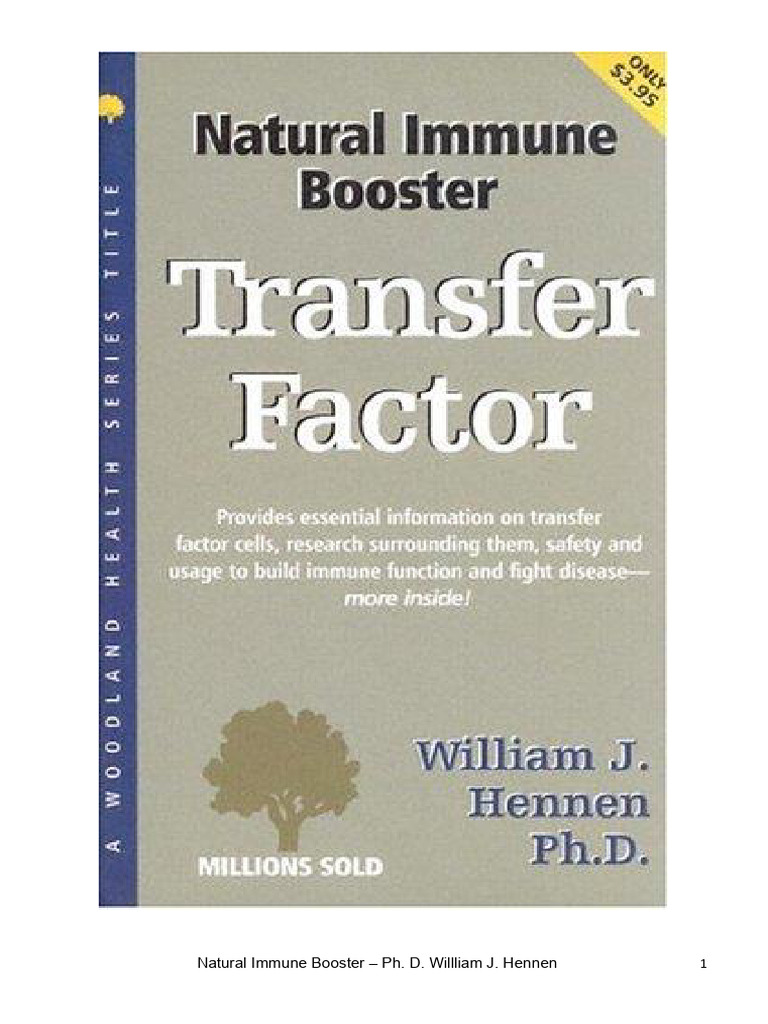 Natural Immune Booster Természetes Immunerő Pdf