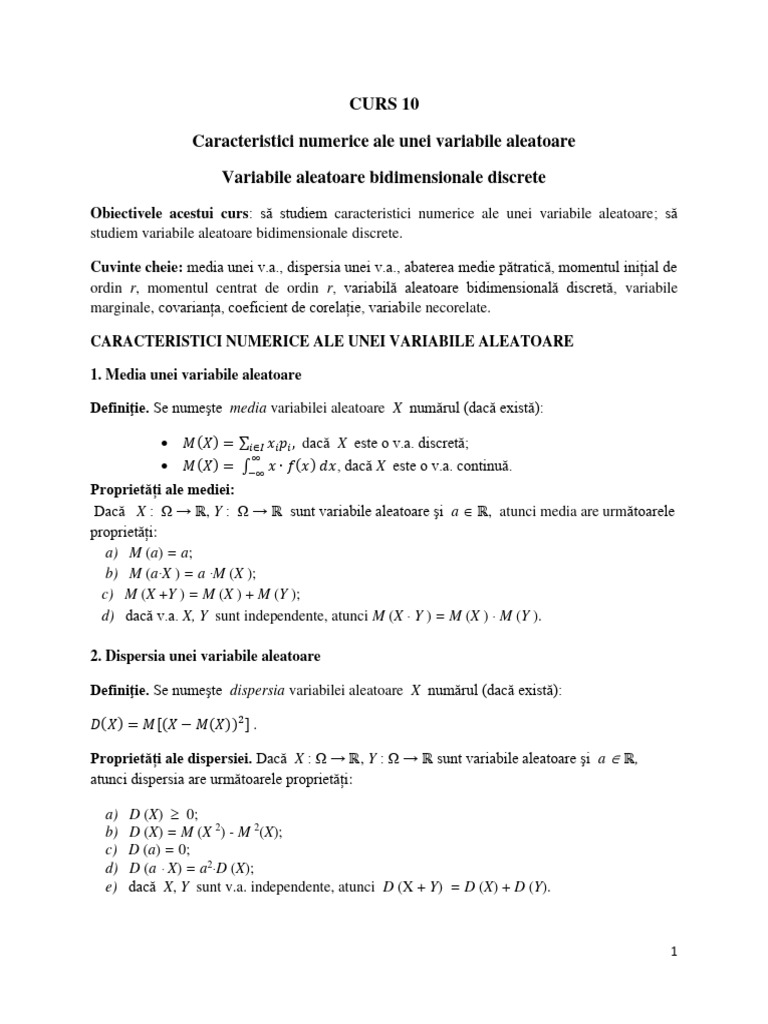 Curs 10 | PDF