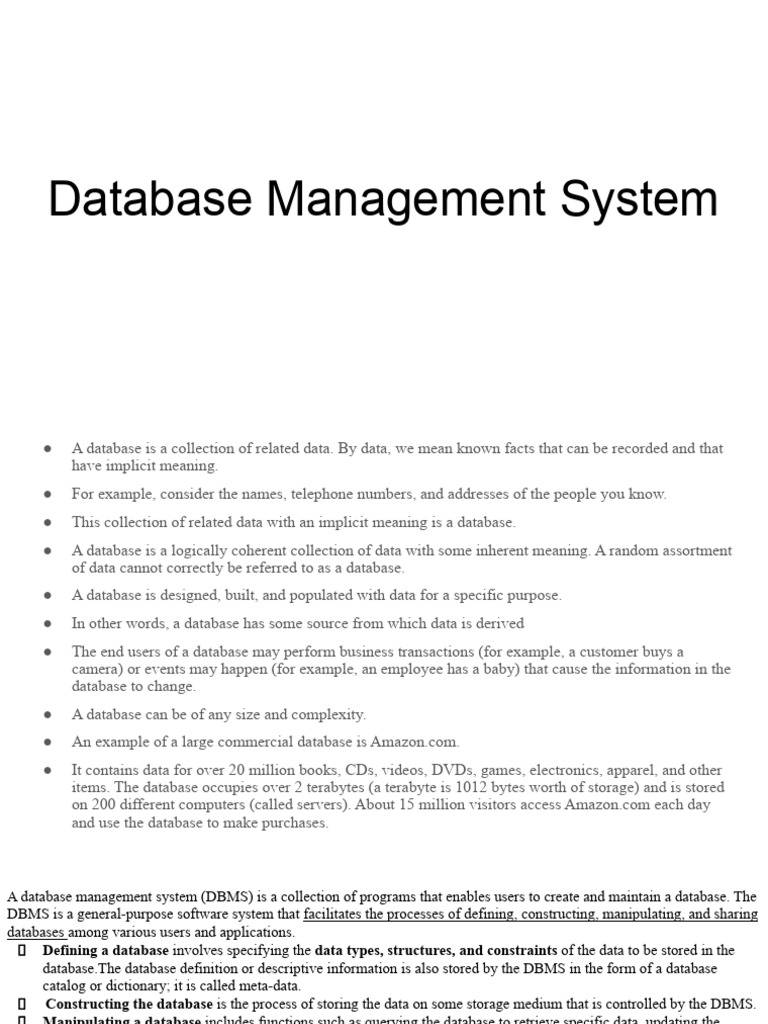 Understanding Database Management Systems | PDF | Databases ...