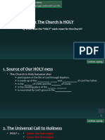 HW 3.2 the Church is HOLY (1)