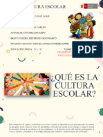 CULTURA ESCOLAR  grupo 8  - deliberación