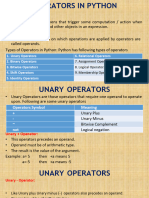 Python Operators & Precedence