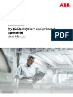 2PAA121209 Y My Control System (On-Premise) - User Manual