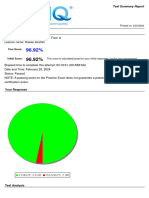 Test Summary Report