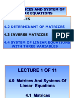 1 Matrices 1hour