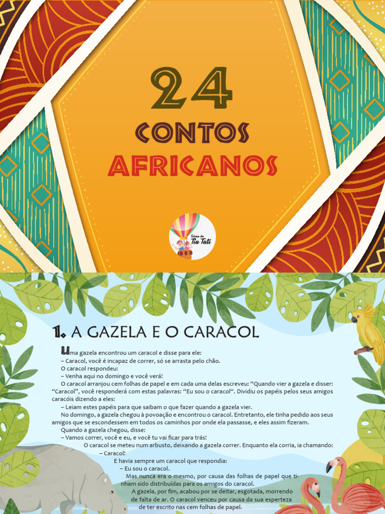 Contos Infantis Africanos para Imprimir | PDF | Poesia