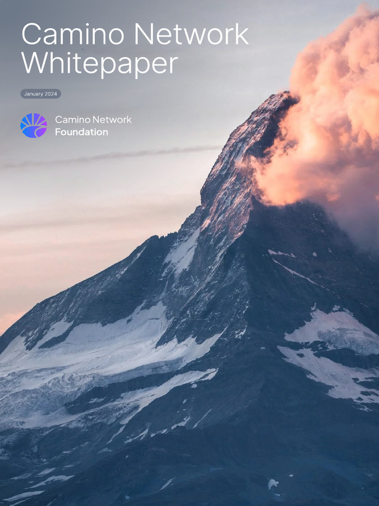 Camino Network Whitepaper | PDF | Authentication | Computing