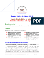 12. La actitud del cristiano hacia el pecado [1 Juan 3.4-10] A